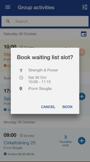 iForm Skogås & Danderyd Screenshot 2