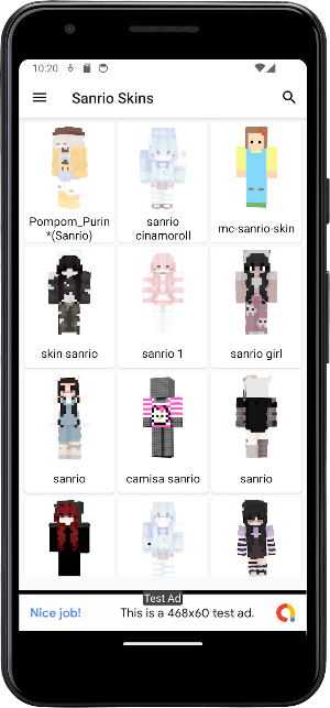 Sanrio Skins for Minecraft Screenshot 1