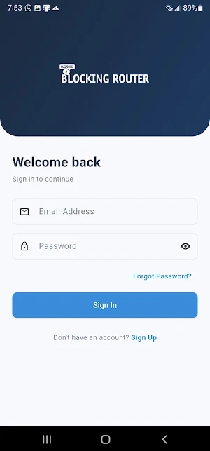 Blocking Router Screenshot 0