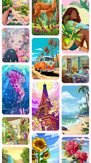 Joycolor: Drawing and Coloring Screenshot 0