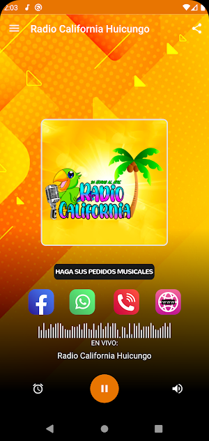 Radio California Huicungo Screenshot 1