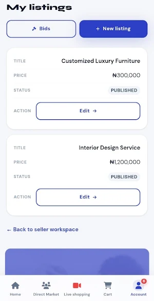 Kiakia Marketplace Screenshot 0