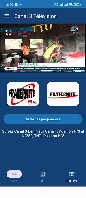 Canal3 Bénin Screenshot 0