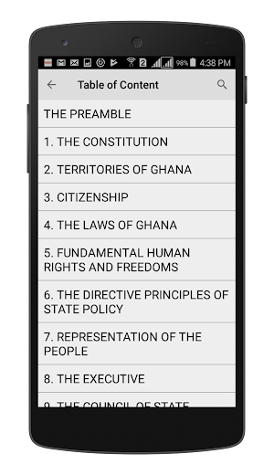 Ghana Constitution 1992 Screenshot 2