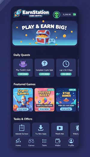 EarnStation: Earn Crypto Screenshot 2