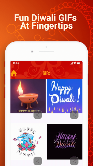 Diwali Cards Wishes GIFs Screenshot 2