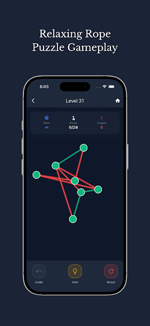 Untangle It – Knot Rope Puzzle Screenshot 1
