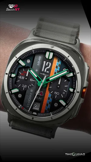 StratosGT : Racing Watch Face Screenshot 2
