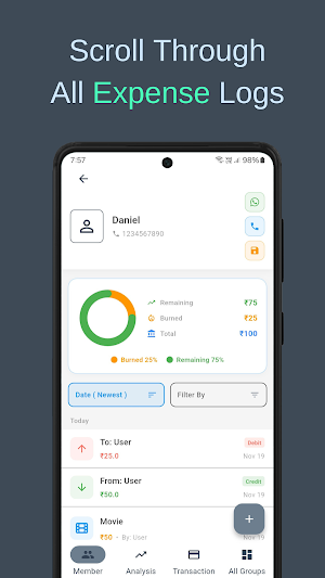 SpendMate : Expense Manager Screenshot 3