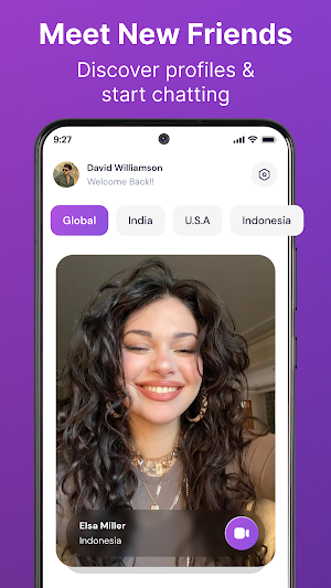 Tinger- Live Video Call & Chat Screenshot 1