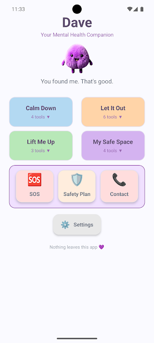Dave - Your Calming Companion Screenshot 0