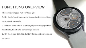 Orange Silver For Wear OS Screenshot 0