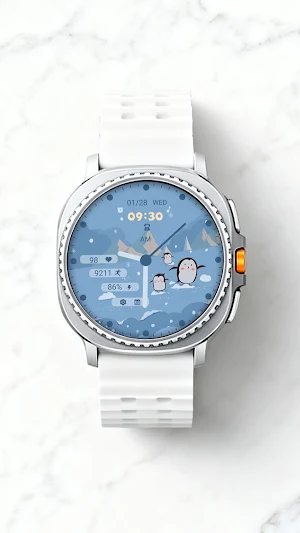 Snow penguin For Wear OS Screenshot 0