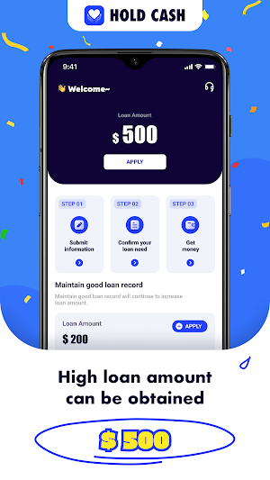 Hold Cash-instant loan Screenshot 0