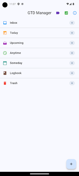 GTD Manager Screenshot 0