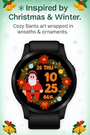 Christmas Santa WatchFace Screenshot 1