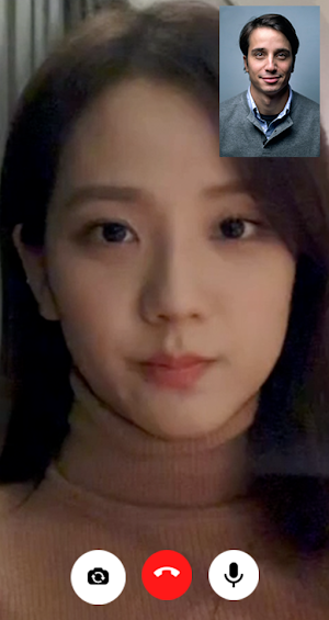 Jisoo Fake Chat & Video Call Screenshot 0