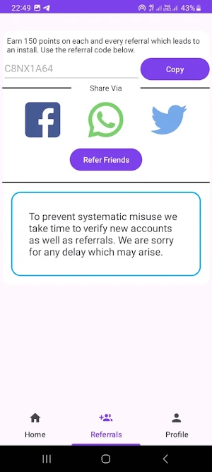 Uwazi-Survey Rewards Screenshot 3
