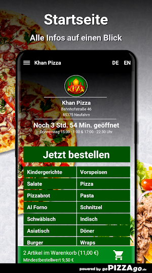Khan Pizza Neufahrn Screenshot 1