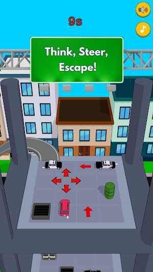 Grid Route Direction Puzzle 3D Screenshot 0