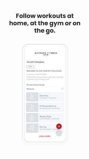 Extreme Fitness Gym Screenshot 2