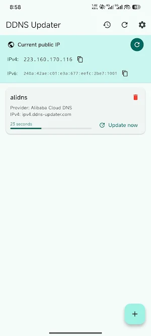 DDNS Updater - Sync domain IP Screenshot 0