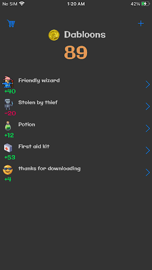 Dabloon Tracker Screenshot 3