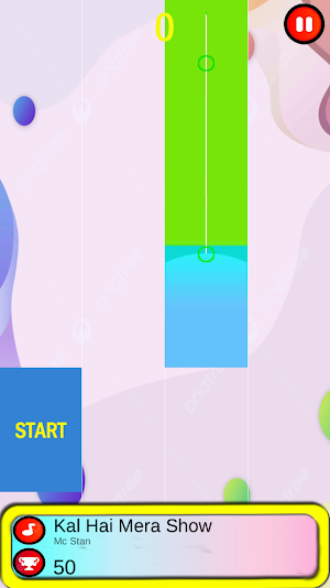 Peso pluma Music Tiles Game Screenshot 2