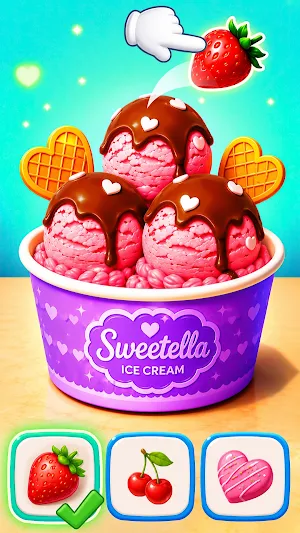 DIY Ice Cream Cooking Game Screenshot 2