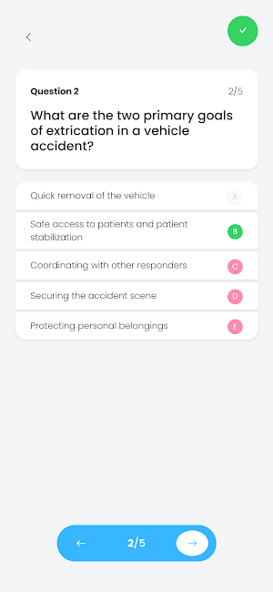 EMS EMR Practice Test Screenshot 1