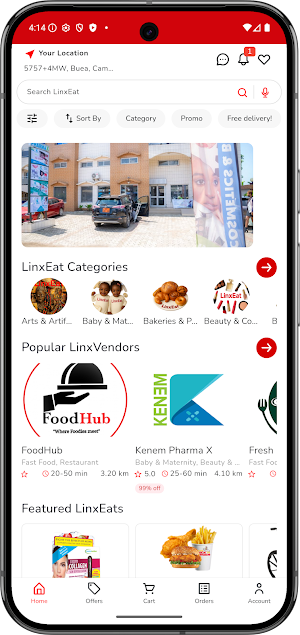 LinxEat - Order Food & More Screenshot 0