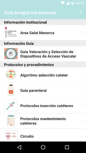 Guía Terapia Intravenosa Screenshot 0