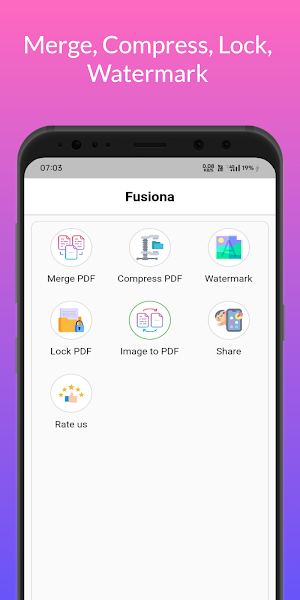 PDF Merger App Screenshot 0