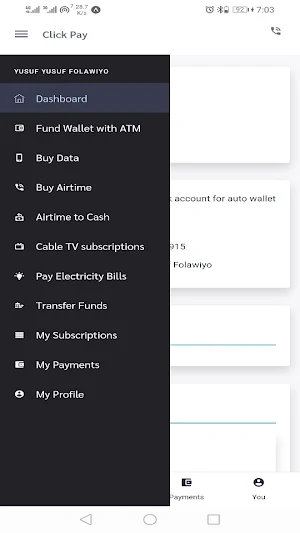 ClickPay Cheap Data and Utility Payment Screenshot 3