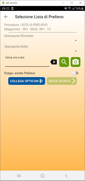 Oasi Spunta Screenshot 1