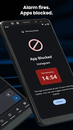 Morning Shield: Focus Alarms Screenshot 1