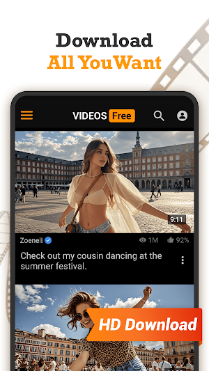 Video Downloader & Player Screenshot 1