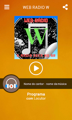 Web Radio W Screenshot 1