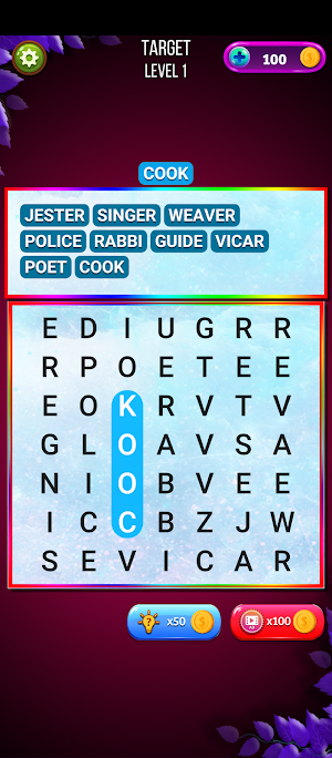 Hidden Word Search Puzzle Screenshot 3