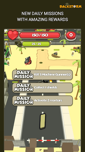Backstorm Rambo Endless Runner Screenshot 0