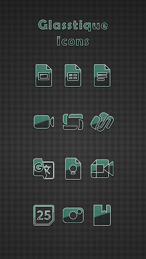 Glasstique Emerald Icon Pack Screenshot 1