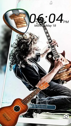 Guitar Rockstar Launcher Theme Screenshot 2