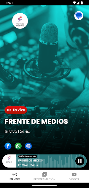 Frente de Medios Screenshot 1