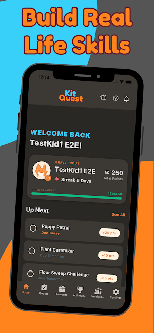 KitQuest: Family Chore App Screenshot 0