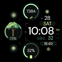 Digital Tree simple watch face