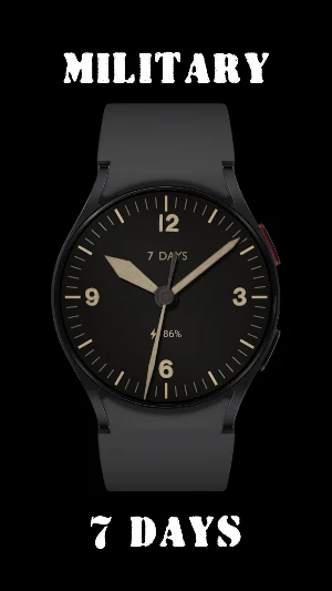 Military Watch Face 04 Screenshot 2