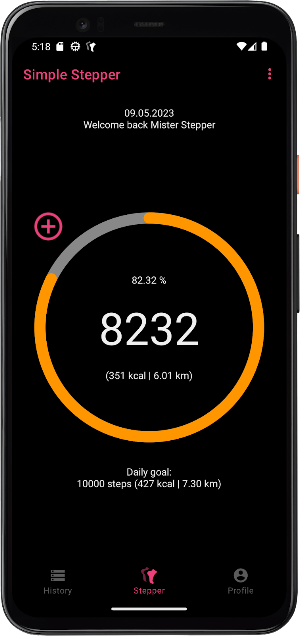 Simple Stepper Screenshot 2