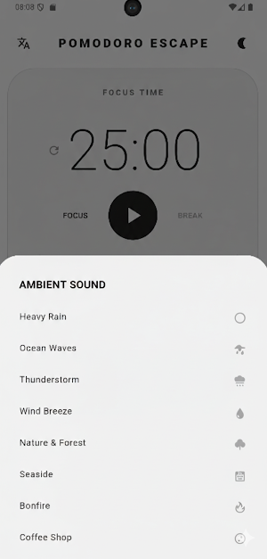Pomodoro Escape: Focus Timer Screenshot 2