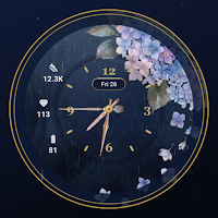 Ajisai Analog Watch Face