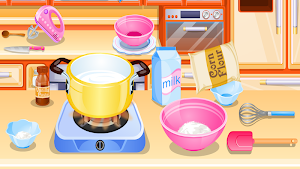 cook cake with berries games Screenshot 2